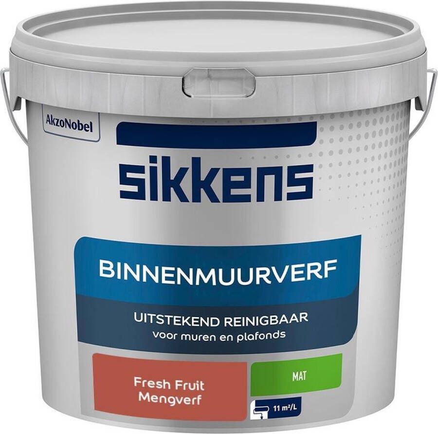 Sikkens Binnenmuurverf Muurverf Mengkleur Fresh Fruit 5 Liter