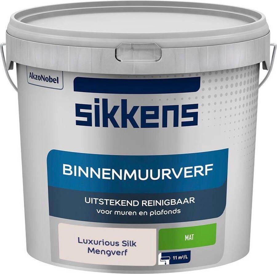 Sikkens Binnenmuurverf Muurverf Mengkleur Luxurious Silk 5 liter