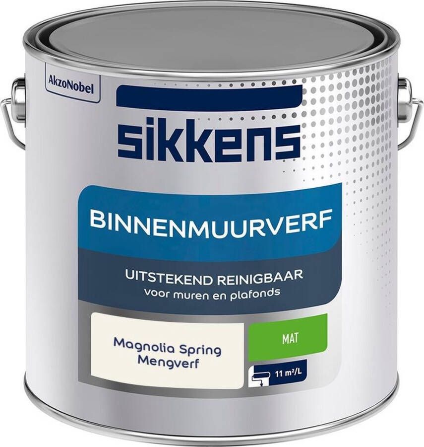 Sikkens Binnenmuurverf Muurverf Mengkleur Magnolia Spring 2 5 Liter