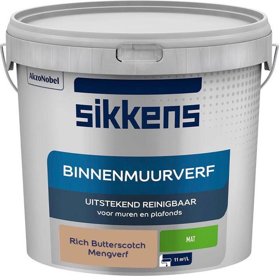 Sikkens Binnenmuurverf Muurverf Mengkleur Rich Butterscotch 5 Liter