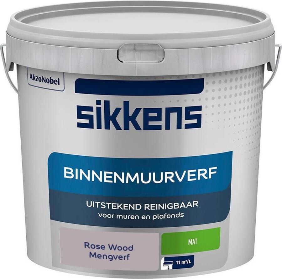 Sikkens Binnenmuurverf Muurverf Mengkleur Rose Wood 5 Liter