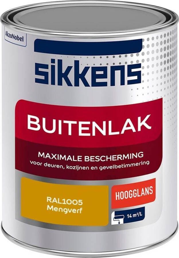 Sikkens Buitenlak Verf Hoogglans Mengkleur RAL1005 1 liter