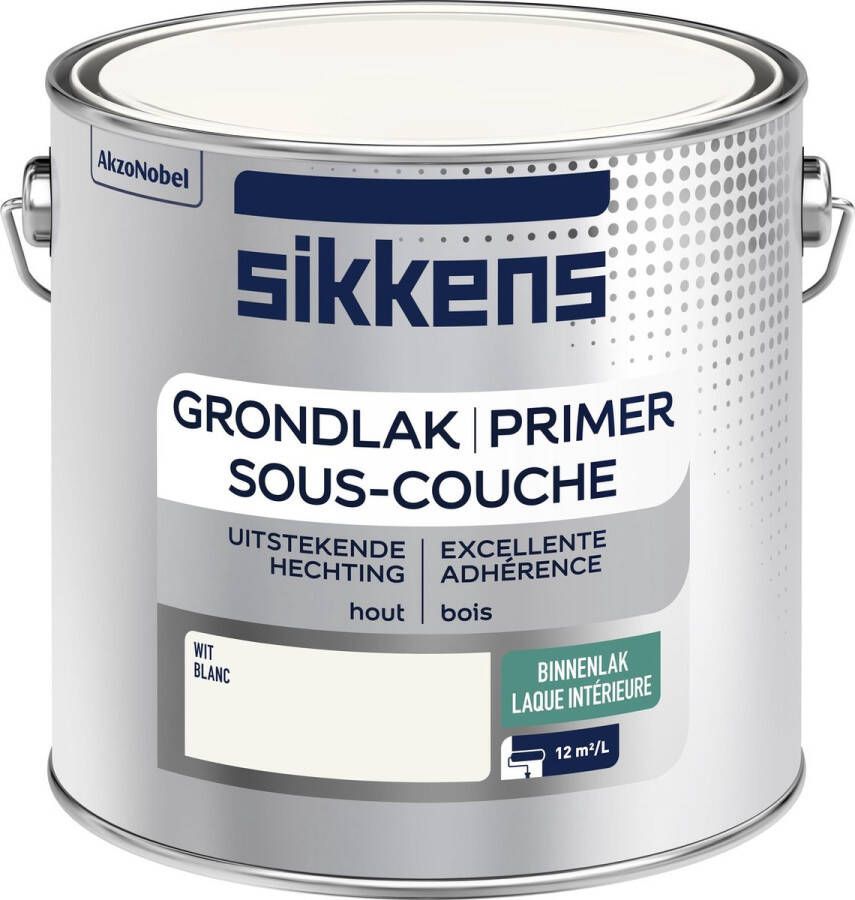 Sikkens Grondverf Binnen Wit 2 5 liter