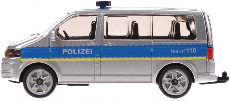 SIKU Duitse Politiebus Volkswagen Transporter Grijs (1350)
