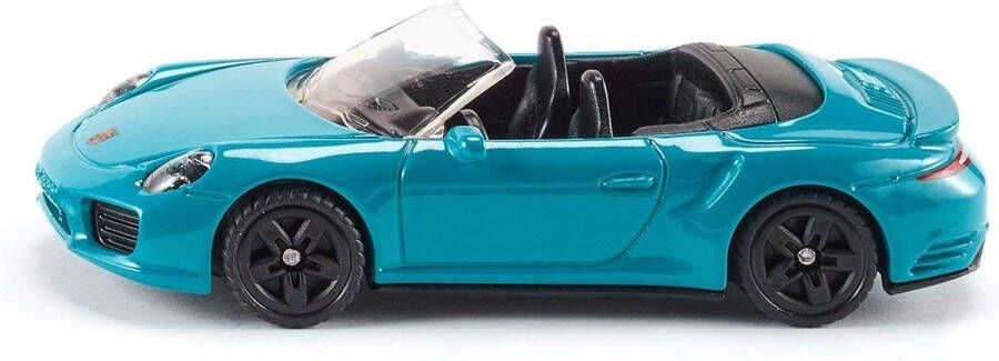 Siku Sportwagen Porsche 911 Turbo S Convertible 1:50 Blauw