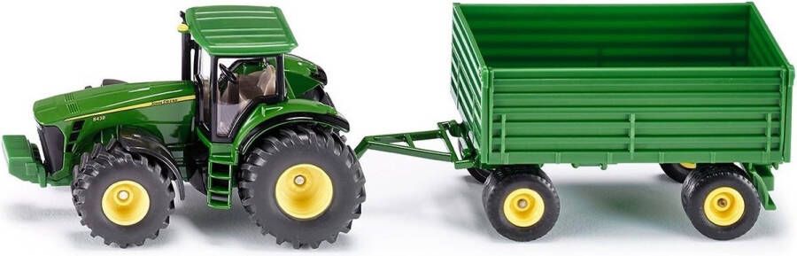 SIKU John Deere met Aanhanger miniatuur aanhanger