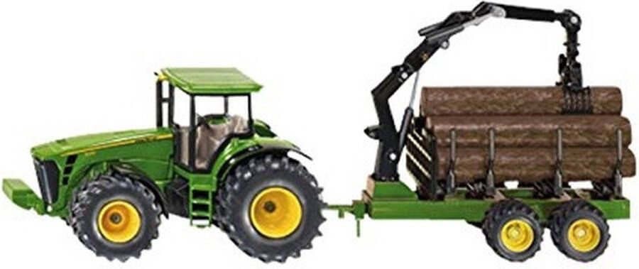 Siku John Deere 8430 Tractor Met Bosbouw Aanhanger Groen (1945)