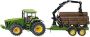 Siku John Deere 8430 Tractor Met Bosbouw Aanhanger Groen (1945) - Thumbnail 1