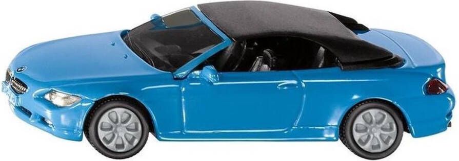 SIKU BMW 645I speelgoed modelauto blauw 10 cm Speelgoed auto schaalmodel