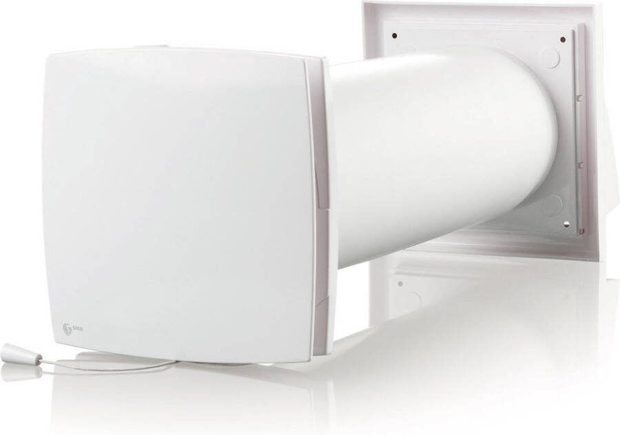 SIKU Decentrale ventilator RV-1-35C mini V2 met warmteterugwinning; Geen Schimmel meer in huis. Frisse lucht binnen met 85% warmte terugwinning