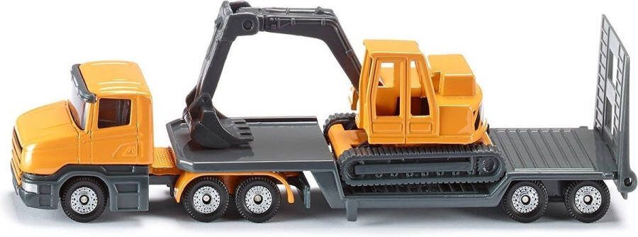 SIKU Dieplader met Shovel Speelgoedvoertuig