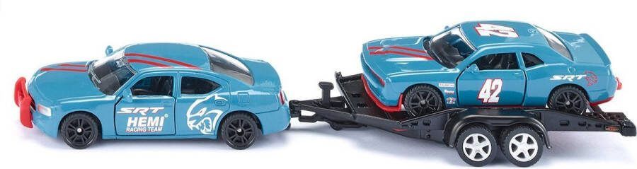 SIKU Dodge Charger Met Challenger Srt 20 Cm Staal Blauw (2565)