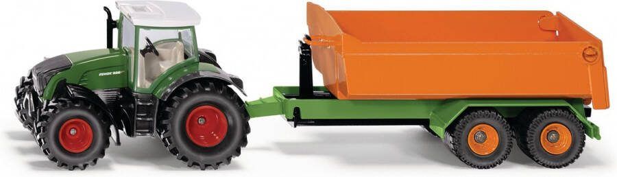 SIKU Fendt 933 Tractor Met Kiepwagen 12 8 Cm Staal Groen (1989)