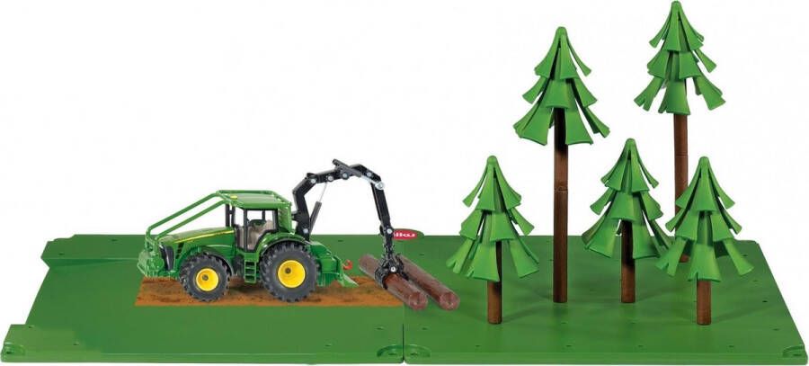 Siku Bosbouw John Deere Set 54 Cm Staal Groen 17-delig (5605)