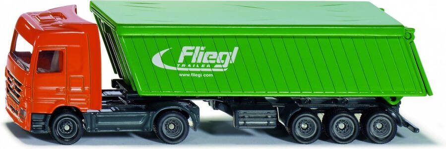 SIKU Mercedes-benz Vrachtwagen Met Kiptrailer Oranje groen (1796)