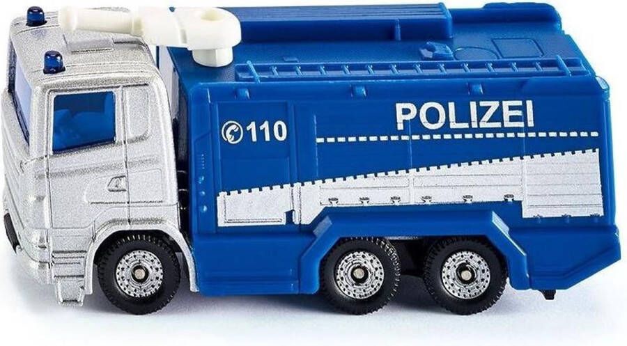 Siku Scania Polizei Waterkanon Vrachtwagen 8 4 Cm Blauw (1079)