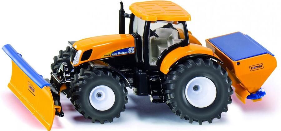 Siku 2940 Tractor with ploughing plate and salt spreader