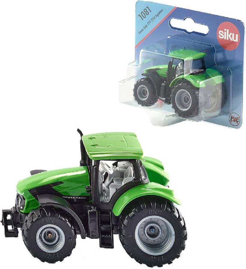 Siku Deutz-fahr Ttv 7250 Agrotron Tractor 6 7 Cm Groen (1081)