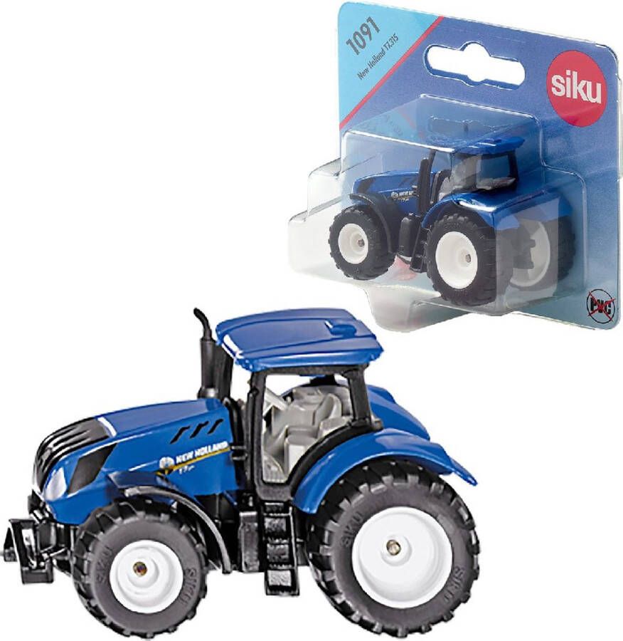 SIKU Tractor New Holland 6 7 Cm Die-cast 1:87 Blauw