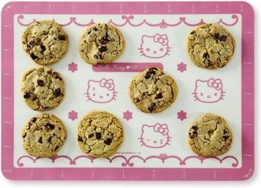 Silicone Zone bakken B&J Hello Kitty bakmat 42 x 30 cm. Roze