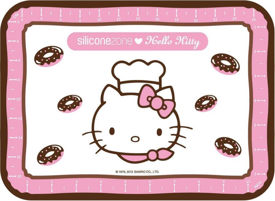 Silicone Zone Hello Kitty Bakmat Junior Wit