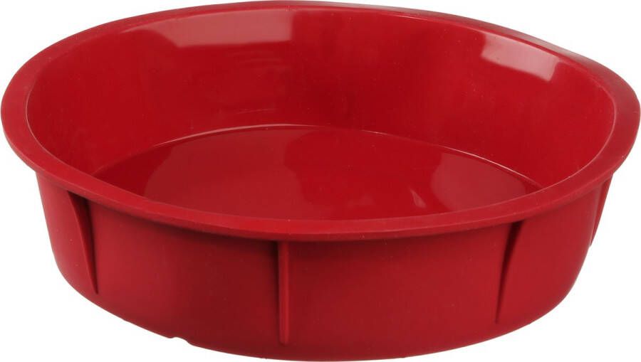 Siliconen pro Ronde siliconen bakvorm voor cake Ø 23 cm ronde silicone vorm cakevorm met handgrepen cakevormen grote bakvorm met anti-aanbaklaag voor oven en magnetron SILIMANQ-PRO