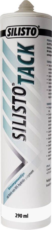 Silisto Montagelijm TACK 290ml wit