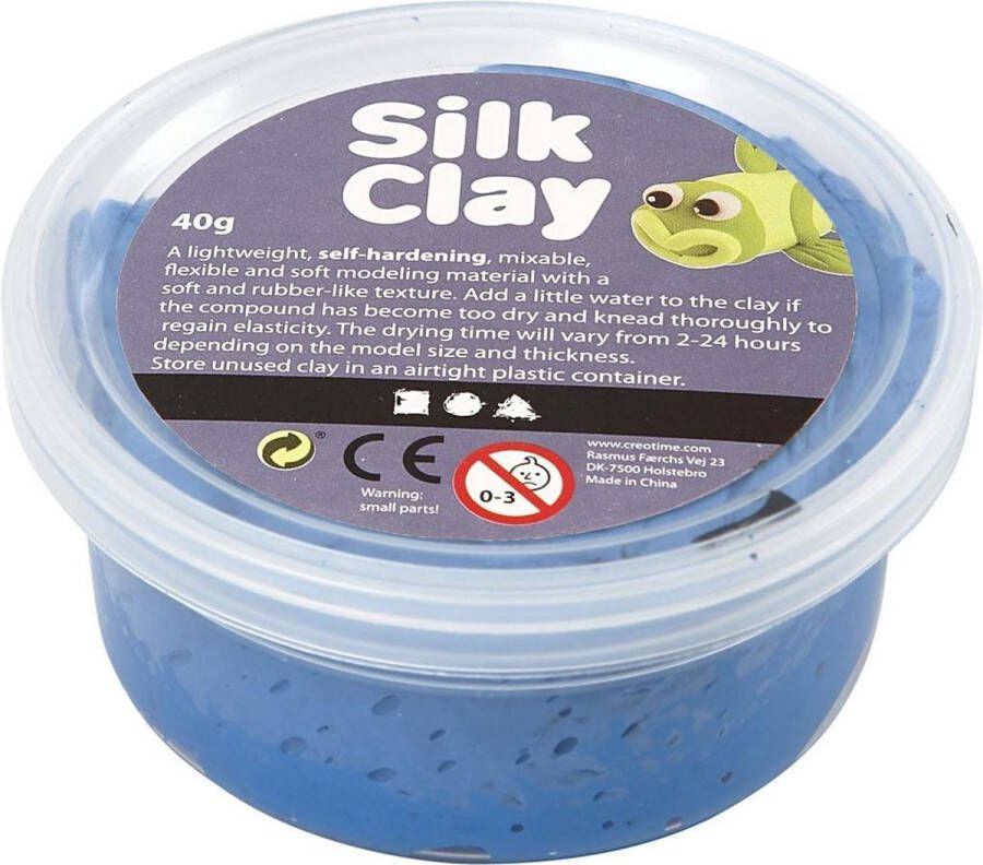 Dobeno Silk Clay klei blauw 40 gram (79105)
