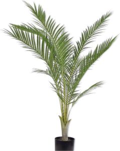 Silk-ka Kunstplant Palm Zijde Groen 122 cm