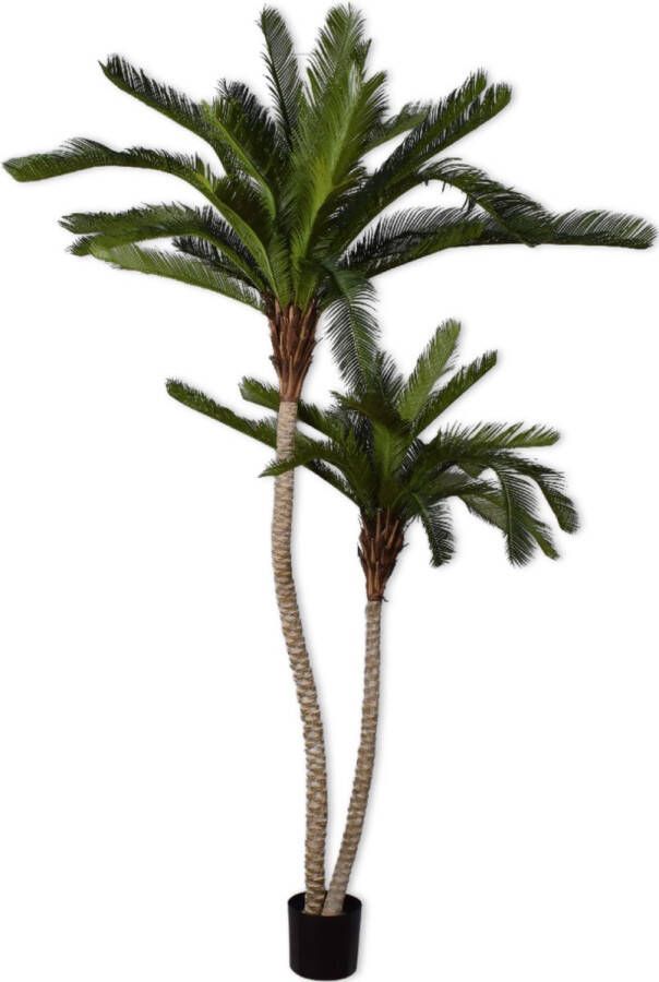 Silk-ka Kunstplant voor Binnen Palm Groen 180 cm