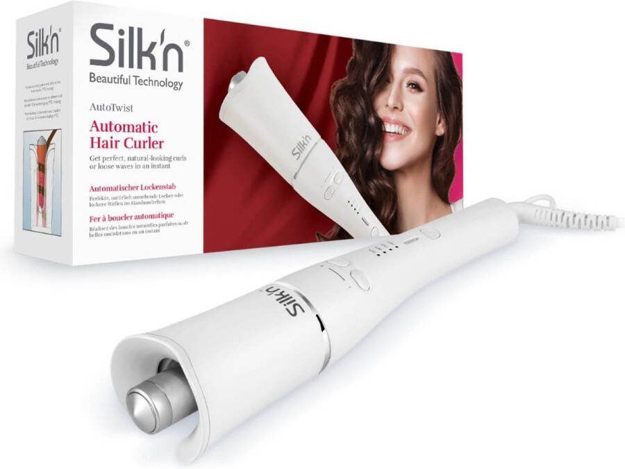 Silk'n Krultang AutoTwist Professionele en automatische krultang 4 temperatuurinstellingen van 150 tot 210 °C Wit