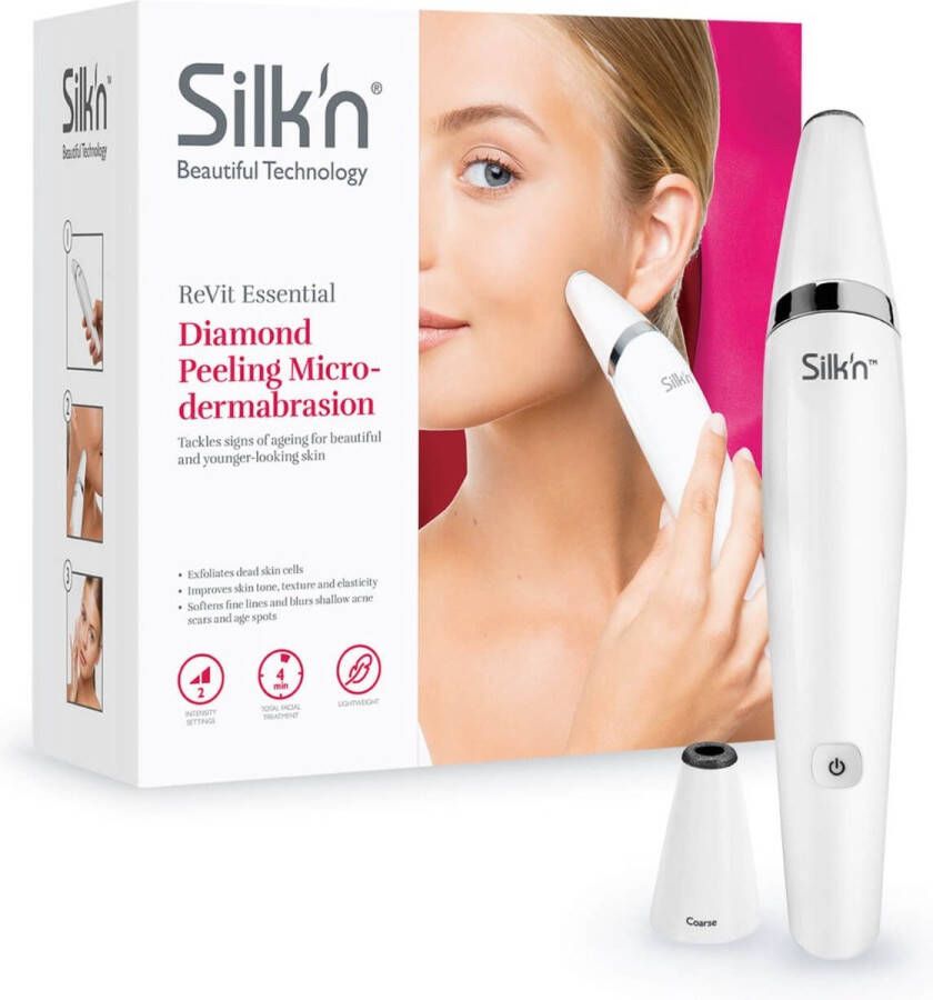 Silk'n ReVit Essential Huidverjongingsapparaat Microdermabrasie Verwijdert dode huidcellen