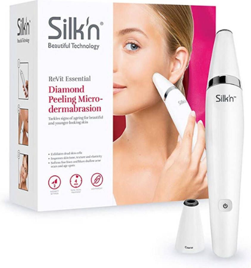 Silk´n Silk'n ReVit Essential Diamantpeeling Microdermabrasie Verbetert huidbeeld Verfijnt poriën