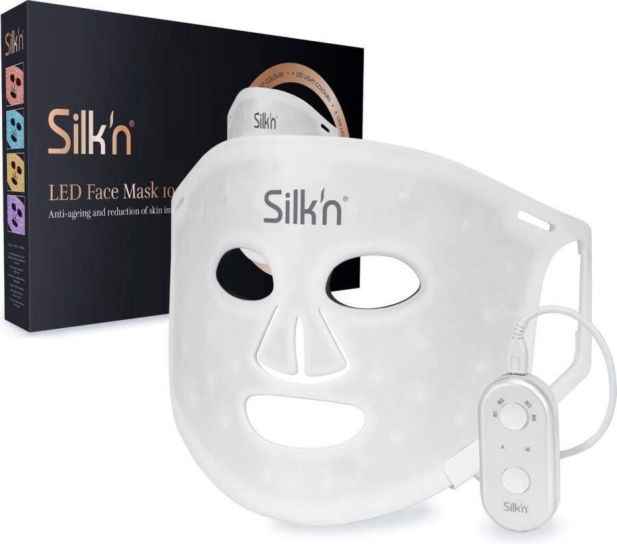 Silk'n Skincare LED Gezichtsmasker LED Face Mask Beauty masker met LED-lichttechnologie Wit