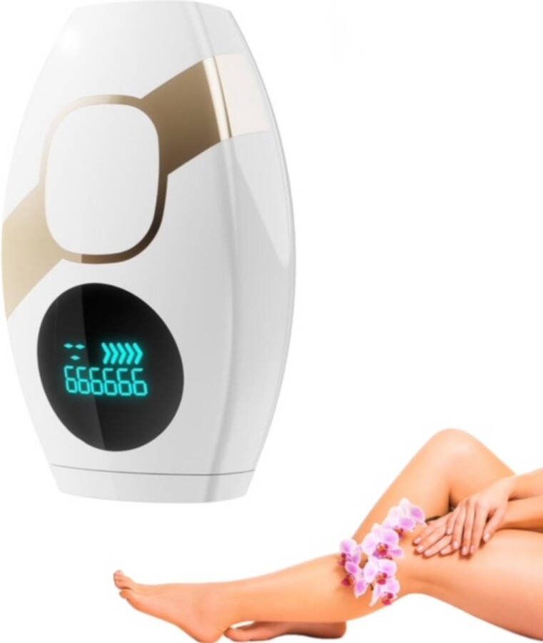 SilkySmooth IPL Laser Ontharingsapparaat ontharingsapparaten Pijnloos Laser Haar Verwijderaar Laserontharing Hair Removal Laser- Ontharing voor Lichaam en Gezicht ontharingsapparaten haar laser hair removal