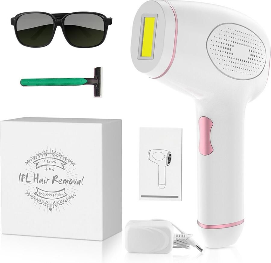 SilkySmooth IPL Laser Ontharingsapparaat ontharingsapparaten Pijnloos Laser Haar Verwijderaar Laserontharing Hair Removal Laser- Ontharing voor Lichaam en Gezicht ontharingsapparaten haar laser hair removal