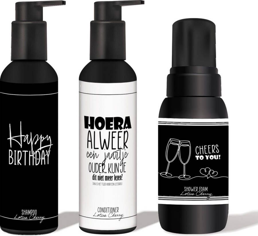 SilliBeads VOORDEEL SET 2; SHAMPOO CONDITIONER EN SHOWER FOAM; VERJAARDAG