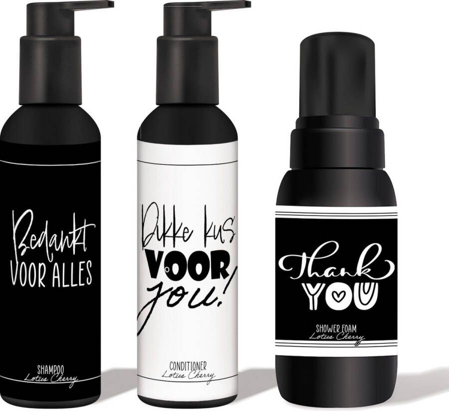 SilliBeads VOORDEEL SET 5; SHAMPOO CONDITIONER EN SHOWER FOAM; BEDANKT