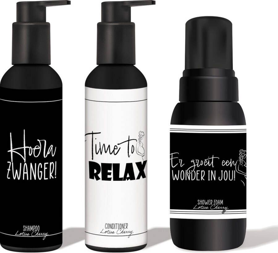 SilliBeads VOORDEEL SET 6; SHAMPOO CONDITIONER EN SHOWER FOAM; ZWANGER