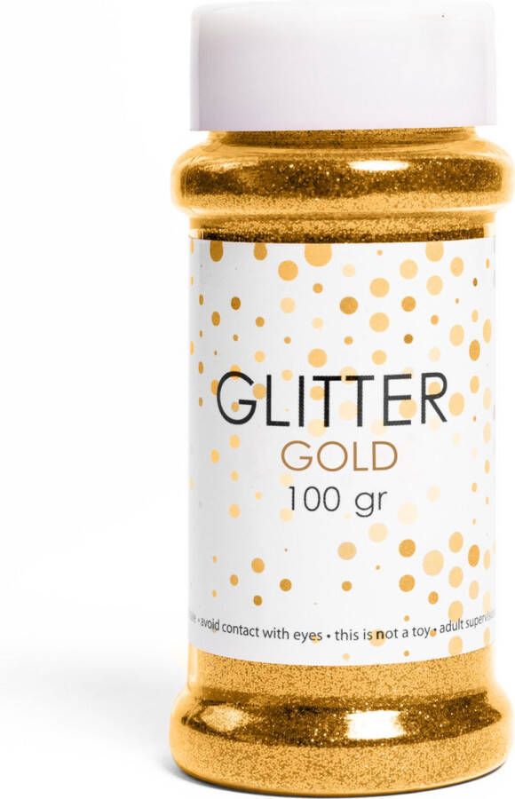 SilShop Glitter Goud 100 gram Knutselen Glitters