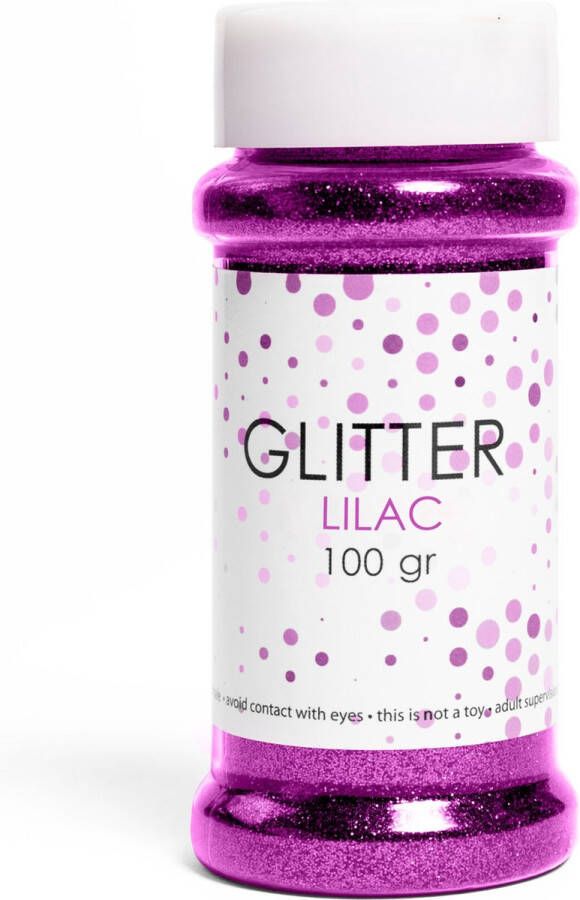 SilShop Glitter Lila 100 gram Knutselen Glitters