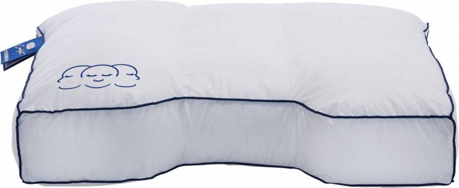 Silvana Hoofdkussen Comfort Blauw Katoen Mix Blauw 70 x 60 x 0 cm (BxHxD)