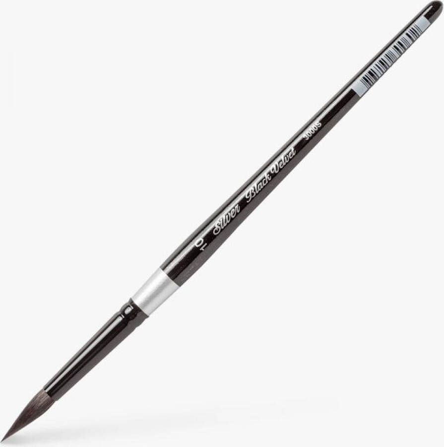 Silver Brush -Black Velvet Aquarel Inkt & Gouache penseel Round Serie 3000S