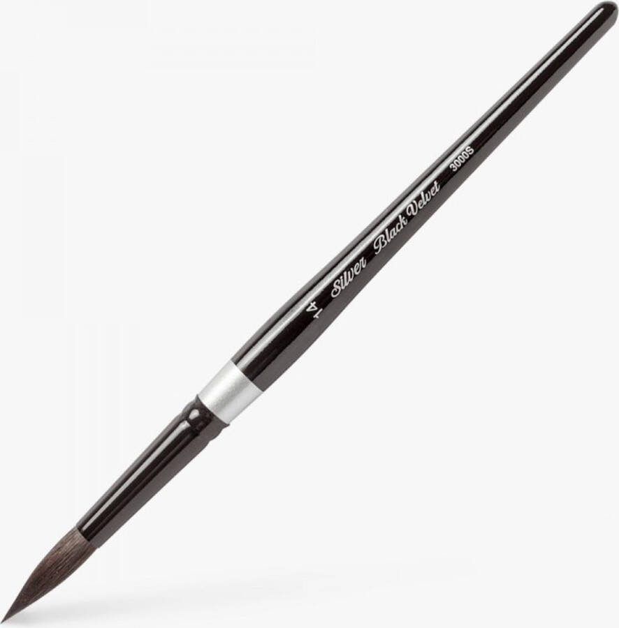Silver Brush Black Velvet Aquarel Inkt & Gouache penseel Round Serie 3000S