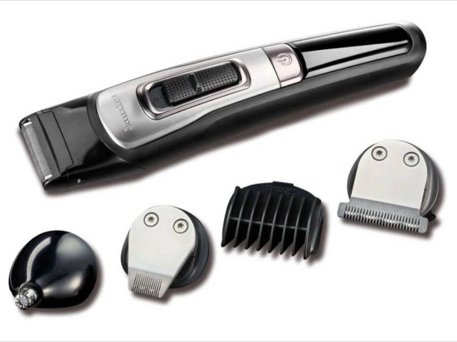 SILVERCREST Haar- en baardtrimmer 5-in-1: met opzetstukken voor knippen trimmen contouren trimmen en scheren