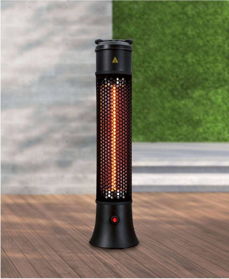SILVERCREST ilvercrest Terrasverwarmer 1200W kantelbeveiliging Infraroodstraler Straal verwarmer