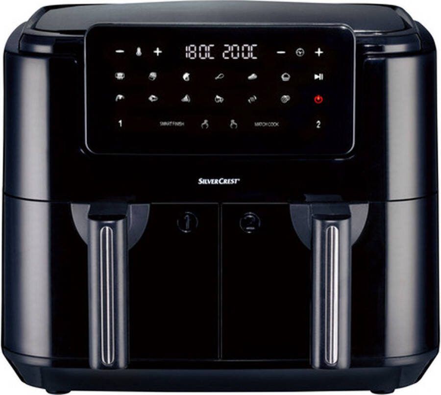 SILVERCREST KITCHEN TOOLS Dubbele heteluchtfriteuse Inhoud: 8 7 L Vermogen: 2.200 2.600 W Programma's: 10