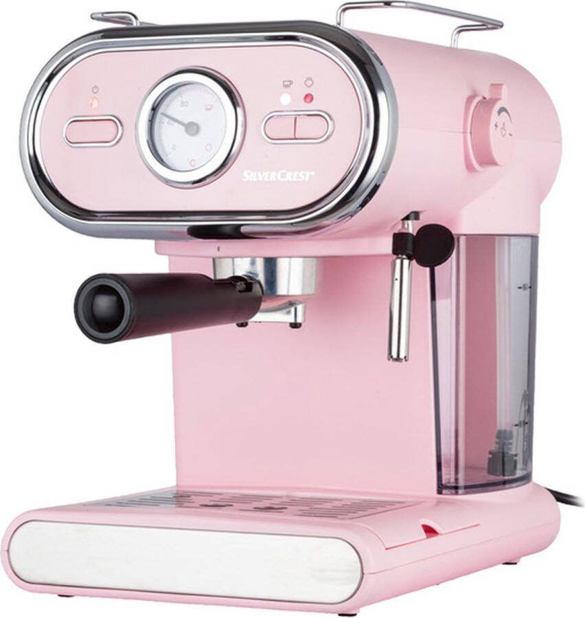 SILVERCREST KITCHEN TOOLS Koffiezetapparaat pastel Espressomachine Pistonmachine Vermogen: 1100 W Waterreservoir: 1 L Capaciteit: max. 2 kopjes