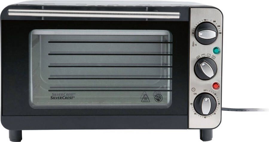 SILVERCREST Mini oven 1200W 3 Grill- en gaarcombinaties