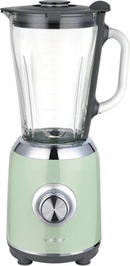 SILVERCREST KITCHEN TOOLS Blender pastel Vermogen: 600 W Mengkan: 1 75 L Snelheden: 5 + pulse functie Mint Voor shakes smoothies crushed ice etc. Deksel met vulopening en doseerdop Inclusief 10 receptsuggesties